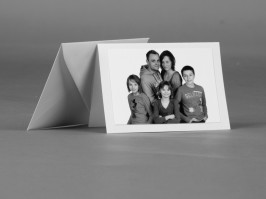 Grußkarte mit Familienfoto